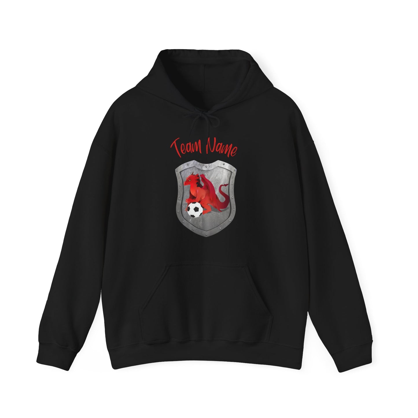 Dragons Soccer  Unisex Customizable  Hooded Sweatshirt