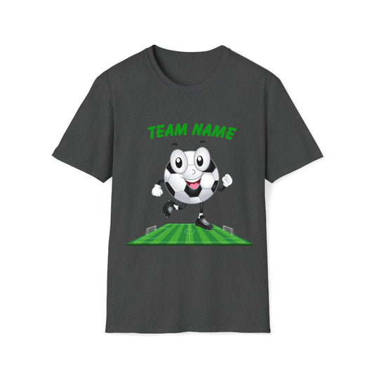 Soccer Ball Mascot | Unisex Customizable T-Shirt