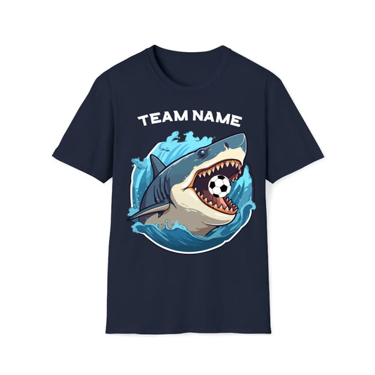 Sharks Soccer | Unisex Customizable T-Shirt